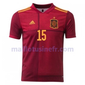Maillot de Foot Espagne Sergio Ramos 15 Domicile UEFA EURO 2020